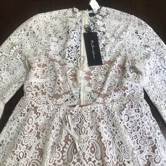 FOR LOVE & LEMONS long sleeve lace dress - Picture 3 of 7